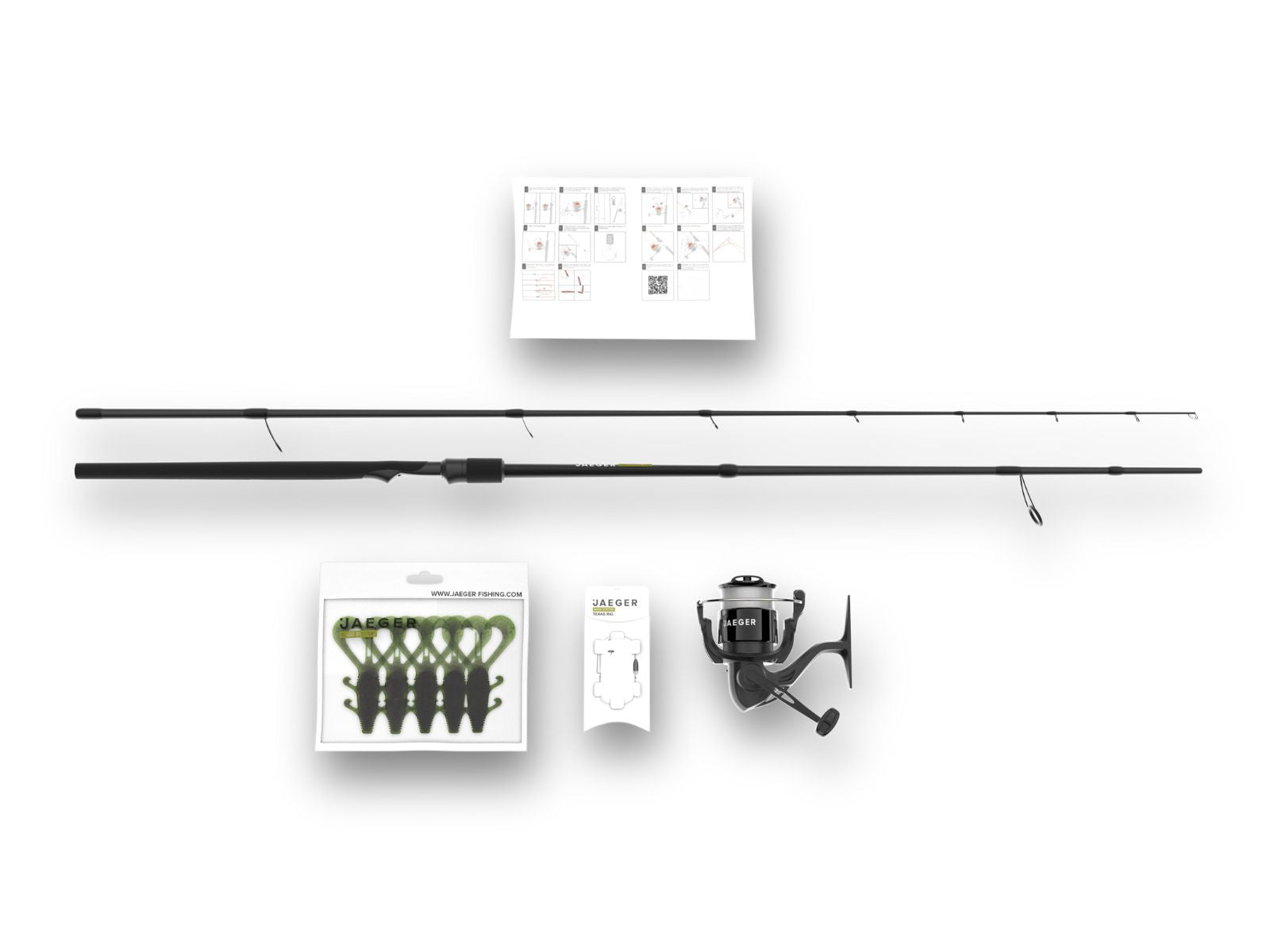 BASS GO KIT - Combo Tout-en-Un pour Pêche à la Basse