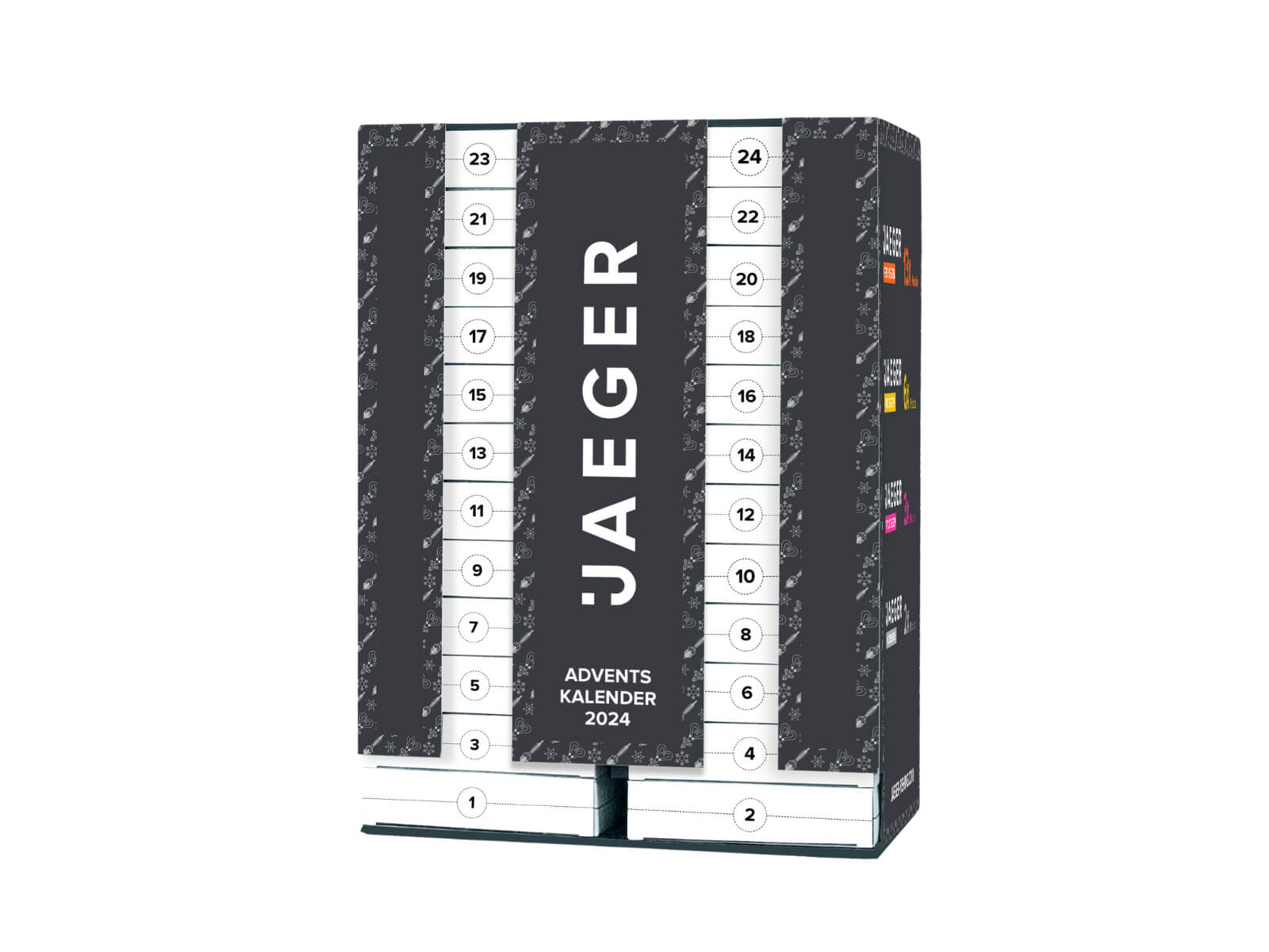 MF Mega Fishing Deluxe Raubfisch Angler Adventskalender - Mit 24 Ködern & Zubehör