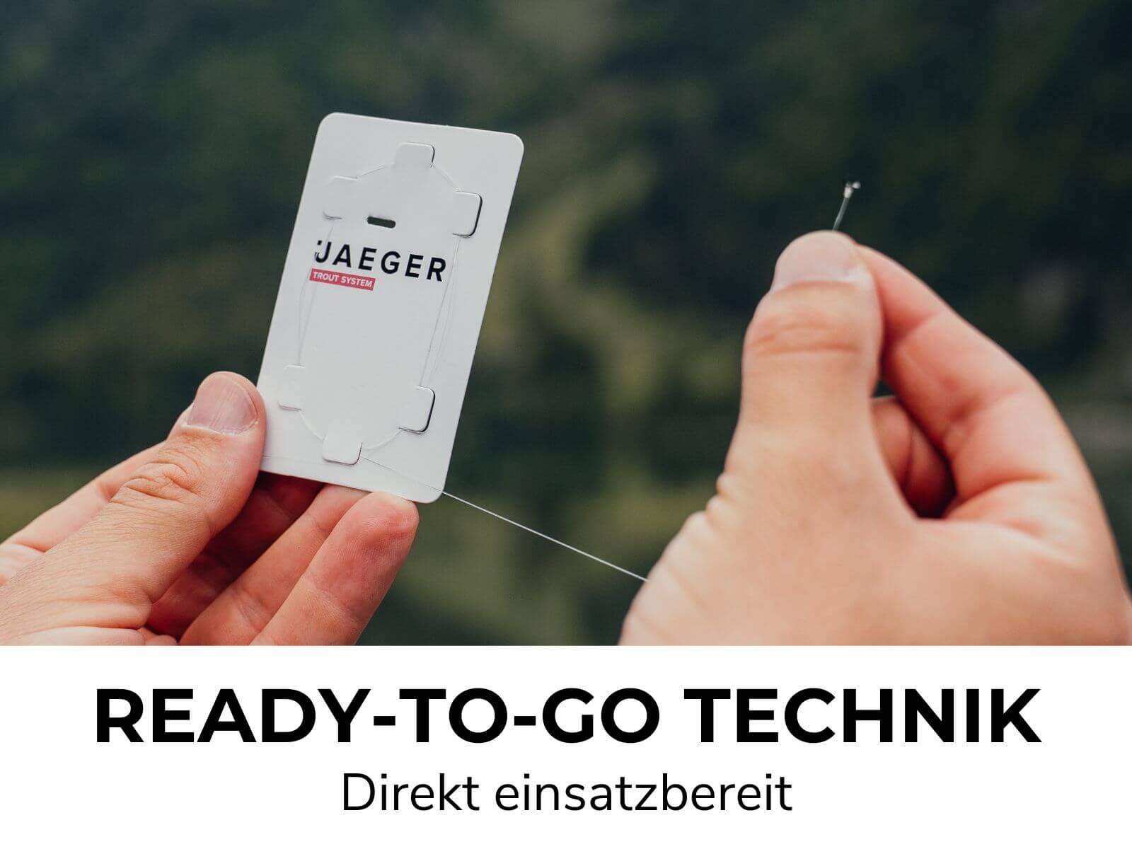 SNAP RIG - Forellen Vorfach mit Snap